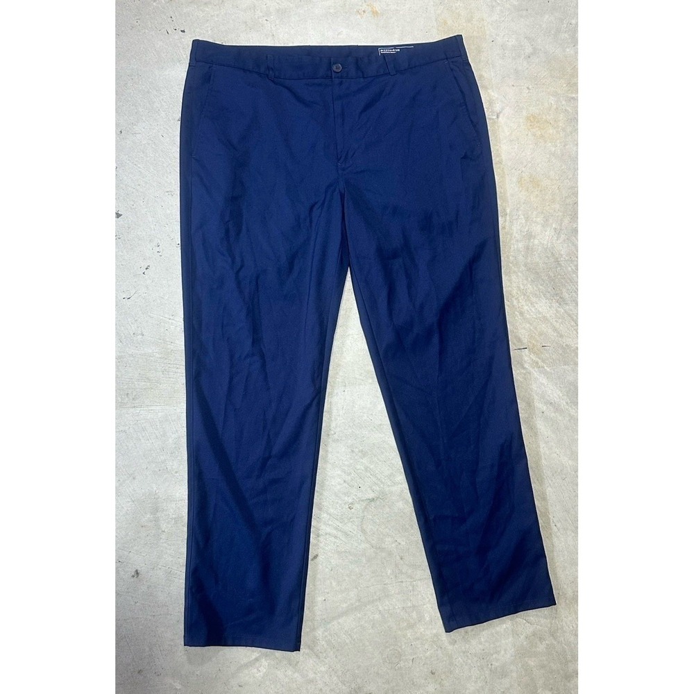 MIZZEN + MAIN Baron Athletic Tapered Navy Performance Tech Chino Pants Sz 40x32